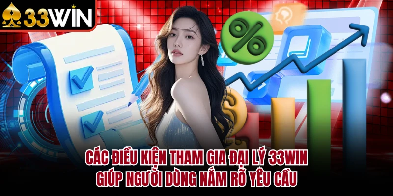 Các điều kiện tham gia đại lý 33Win giúp người dùng nắm rõ yêu cầu