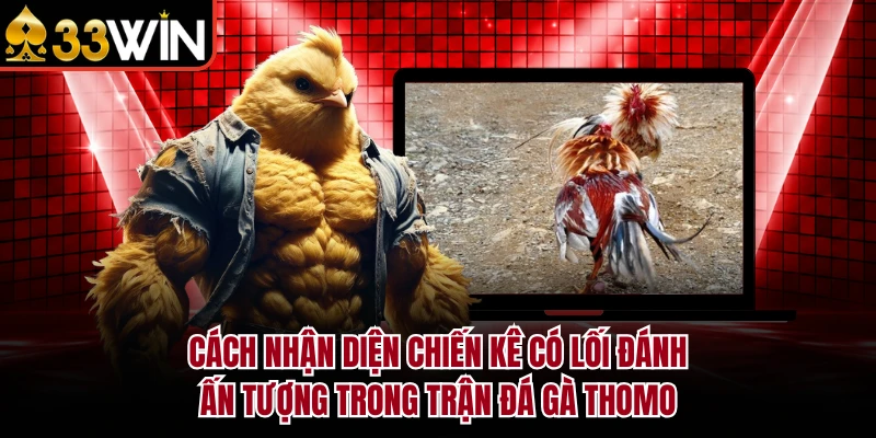 Cách nhận diện chiến kê có lối đánh ấn tượng trong trận đá gà Thomo
