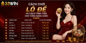 Cách chơi lô đề và cách tính tiền cho từng dạng cược 33Win