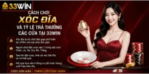 Cách chơi xóc đĩa và tỷ lệ trả thưởng các cửa tại 33Win