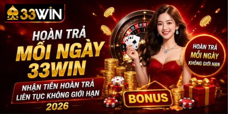Hoàn trả mỗi ngày 33Win