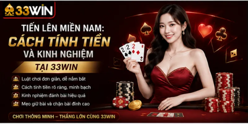 Tiến lên miền Nam: cách tính tiền và kinh nghiệm tại 33Win